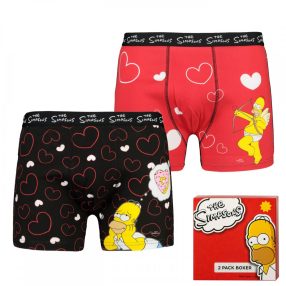   Men's boxer shorts The Simpsons Love 2P Gift Box - Frogies