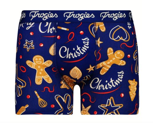 Men's boxers Gingerbread Frogies Christmas- karácsonyi boxer alsó