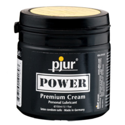 Pjur Power Premium Creme 150ml - Egyik legerősebb szilikon- és víz bázisú síkosító anális behatoláshoz.