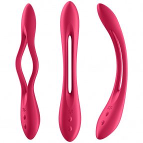 Satisfyer Elastic Joy multi vibrátor piros