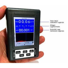   RADIOAKTÍV SUGÁRZÁSMÉRŐ GEIGER SZÁMLÁLÓ MŰSZER (4636)
