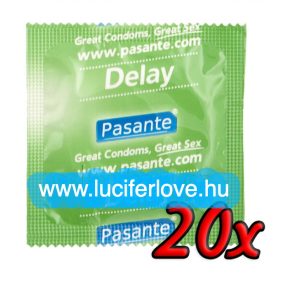   Pasante Delay Infinity 20 db - közösülést hosszabbító óvszer csomag 