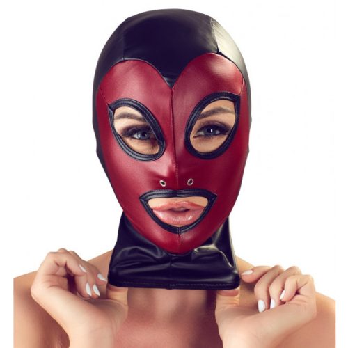 Bad Kitty Head Mask 2493110 Black-Red maszk