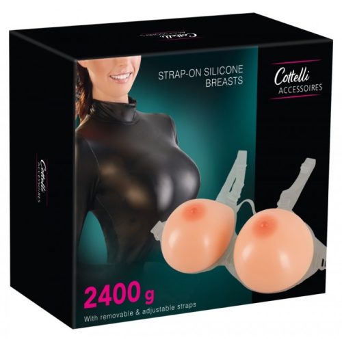 Cottelli- Silicone Breasts with Straps 2400g