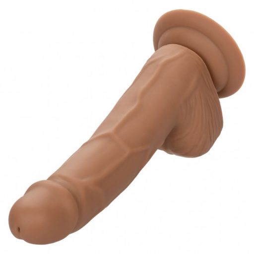 California Exotics Silicone Studs 6 Inch Brown - barna nagy pénisz