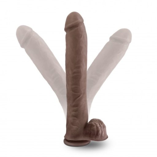 Blush - Au Naturel Daddy Sensa Feel 14 Inch Brown néger-barna dildó 35,6cm