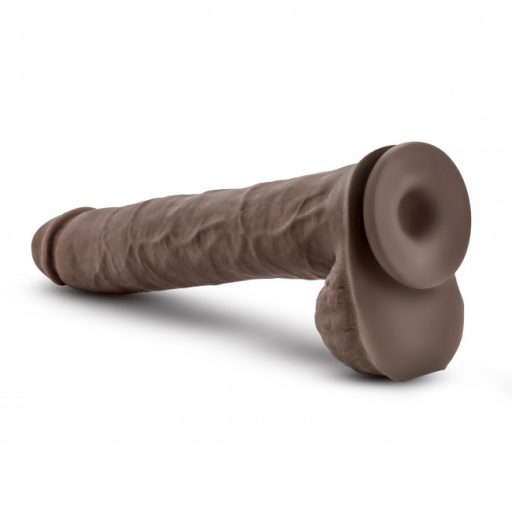 Blush - Au Naturel Daddy Sensa Feel 14 Inch Brown néger-barna dildó 35,6cm
