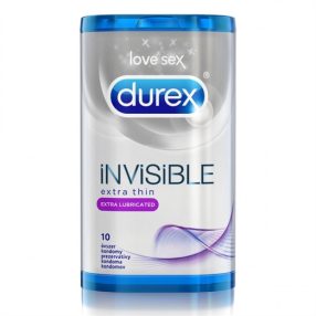   Durex Óvszer  Invisible Extra Lubricated 20 db óvszer csomag
