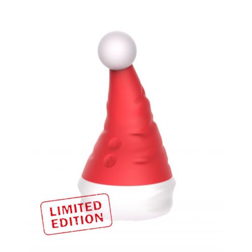 Rimba - Naughty Hat Christmas Vibrator with Clitoral Stimulator-Most itt az ideje, hogy szemtelenkedjen! mikulás vibrátor