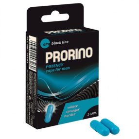   HOT Ero Prorino Black Line Potency caps for men 2tbl - potencia növelő