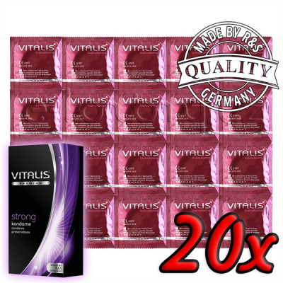 Vitalis Premium óvszer/ Strong 20 db anál szexhez kifejlesztett óvszer