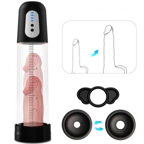   Paloqueth Electric Vacuum Pump for Erection and Enlargement with 5 Suction Levels - automata pénisz pumpa 