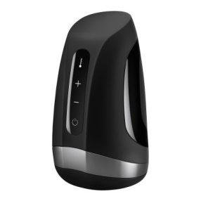   MASZTURBÁTOR SATISFYER MEN HEAT VIBRATION FEKETE - SATISFYER MEN HEAT - AKKUS, MELEGÍTŐS MAKK VIBRÁTOR (FEKETE)