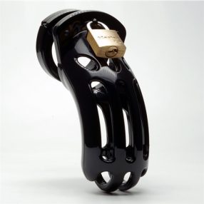   erényöv- CB-X - The Curve Chastity Cage Black (fekete) pénisz ketrec