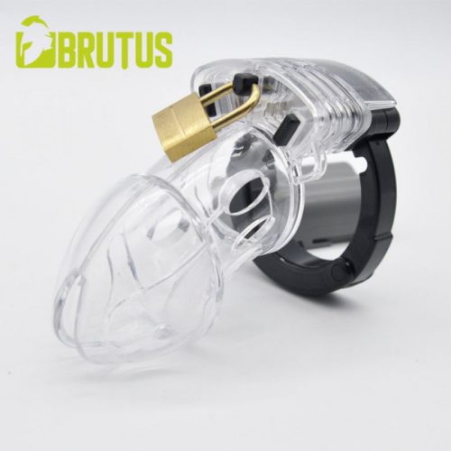 Brutus Alpha Cage Chastity Cage Clear- péniszketrec