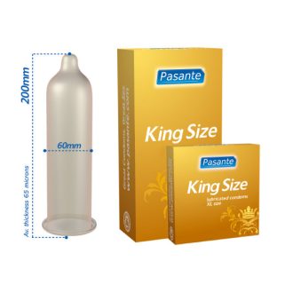   Pasante King Size 1 db Sokkal nagyobb, mint az átlagos óvszerek!