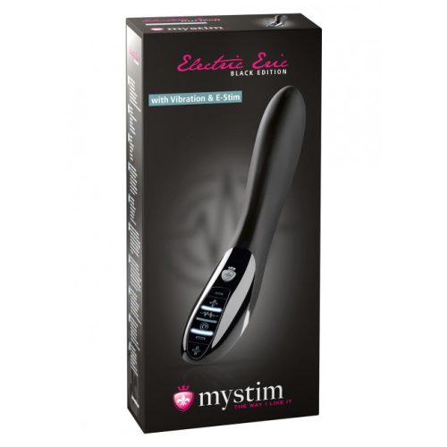 MYSTIM BLACK EDITION SIZZLING SIMON - ELEKTRO-STIMULÁCIÓS VIBRÁTOR