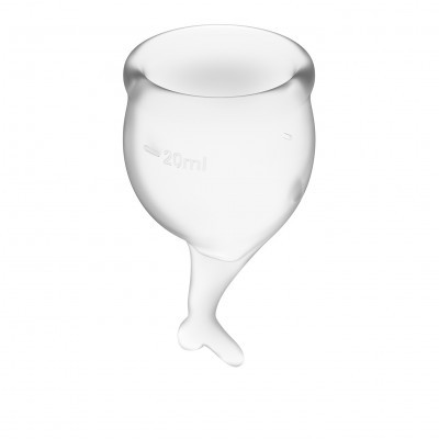Satisfyer Feel Secure Menstrual Cup Transparent menstruációs kehely