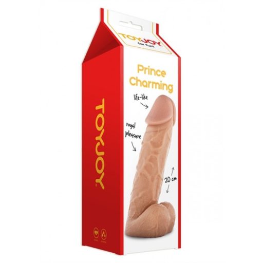 ToyJoy Prince Charming 20cm Dong - Dildo Testszínű