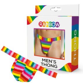 Spencer & Fleetwood Rainbow Mens Thong- szivárvány tanga