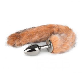 Easytoys Fox Tail Plug Rókafarok  Ezüst dugó